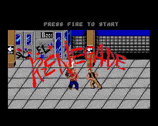 Renegade (Amiga) screenshot: Title