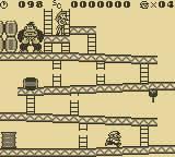 Donkey Kong (Game Boy) screenshot: Original Donkey Kong