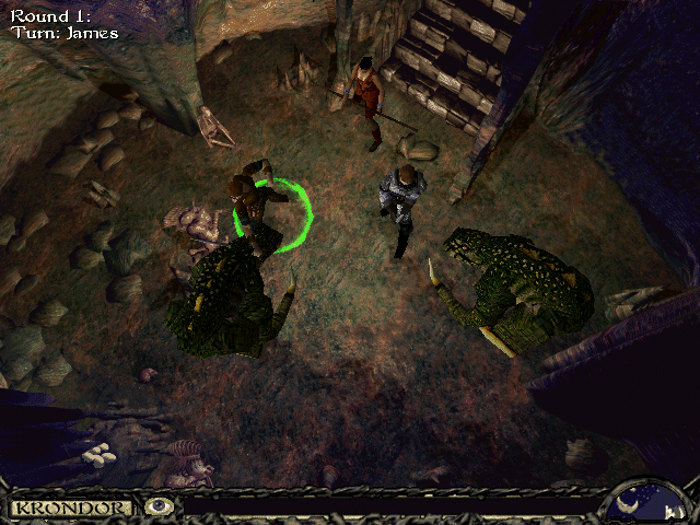 Return to Krondor (Windows) screenshot: Twisted monsters are appearing at an alarming frequency