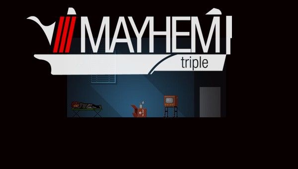 Mayhem Triple (Windows) screenshot: Title screen (Steam version)