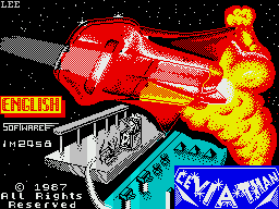 Leviathan (ZX Spectrum) screenshot: Loading screen.