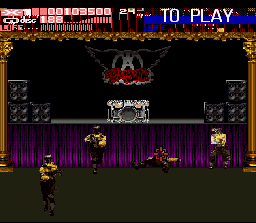 Revolution X (SNES) screenshot: Average Concert?