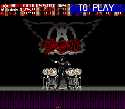 Revolution X (SNES) screenshot: The Villain: Michael Jackson in Leather