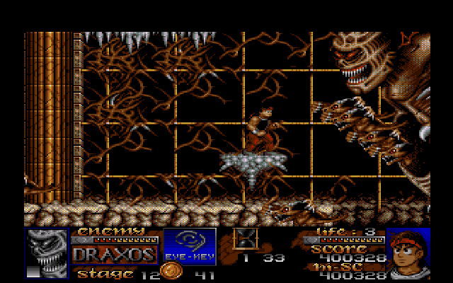 Risky Woods (Amiga) screenshot: Boss