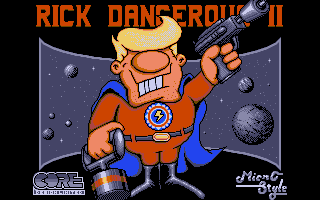 Rick Dangerous 2 (Amiga) screenshot: Title