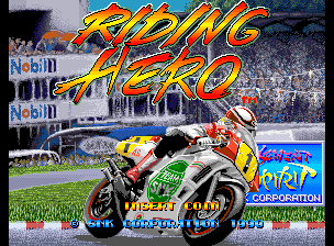 Riding Hero (Neo Geo) screenshot: Title