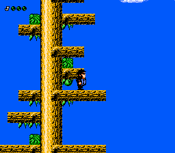 The Blues Brothers (NES) screenshot: Climbing up!
