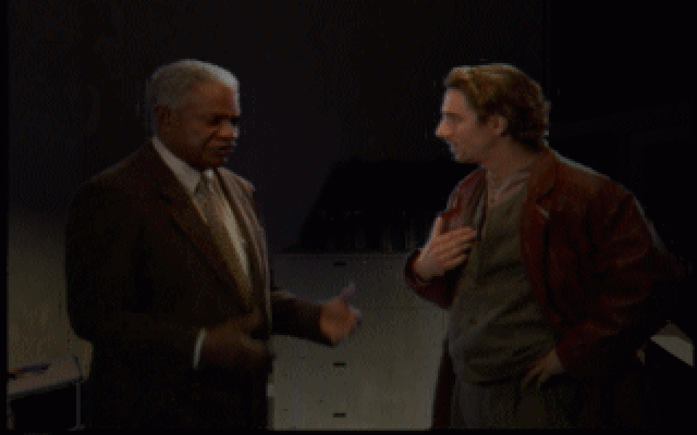 Ripper (DOS) screenshot: Ossie Davis and Scott Cohen (Actors)