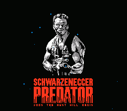 Predator (NES) screenshot: Schwarzenegger