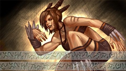 Untold Legends: Brotherhood of the Blade (PSP) screenshot: One of many in game loading screens