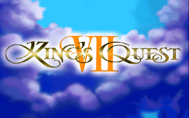 Roberta Williams' King's Quest VII: The Princeless Bride (Windows 3.x) screenshot: King's Quest 7 - Title Screen
