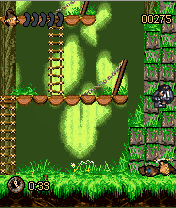 Gnomes Gone Wild (J2ME) screenshot: Game over