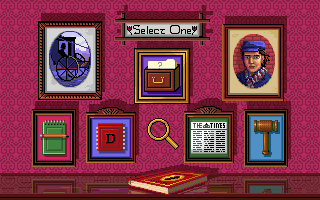 Sherlock Holmes: Consulting Detective (DOS) screenshot: Help: Game elements