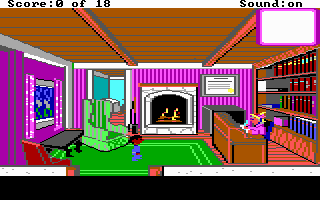 Mixed-Up Mother Goose (DOS) screenshot: Mother Goose