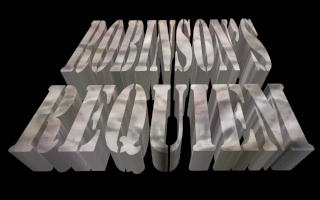 Robinson's Requiem (Amiga) screenshot: Title screen (AGA version)