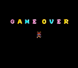 Robotrek (SNES) screenshot: Game Over