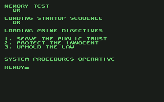RoboCop 3 (Commodore 64) screenshot: Robocop's prime objective