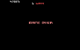 Robotron: 2084 (Atari 7800) screenshot: Game over