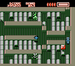 RoboWarrior (NES) screenshot: One of two essential items for most levels: The key to the exit