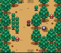 Robotrek (SNES) screenshot: Forest