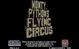Monty Python's Flying Circus (DOS) screenshot: title