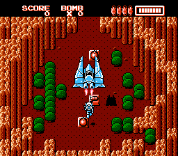 RoboWarrior (NES) screenshot: The ZEDD lands on Altile