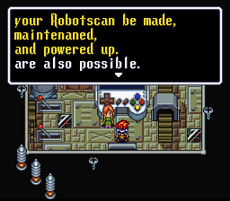 Robotrek (SNES) screenshot: This game's translation is infamous