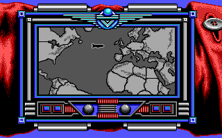 Rocket Ranger (DOS) screenshot: Tracking the zepplin