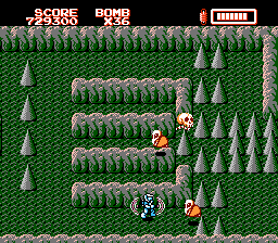 RoboWarrior (NES) screenshot: The shield offers temporary invincibility