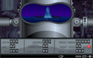 Silent Service II (DOS) screenshot: A Hit