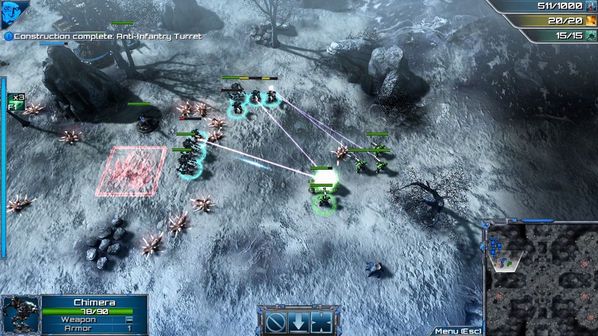 Meridian: New World (Windows) screenshot: Robots in fight