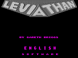 Leviathan (ZX Spectrum) screenshot: Title screen.