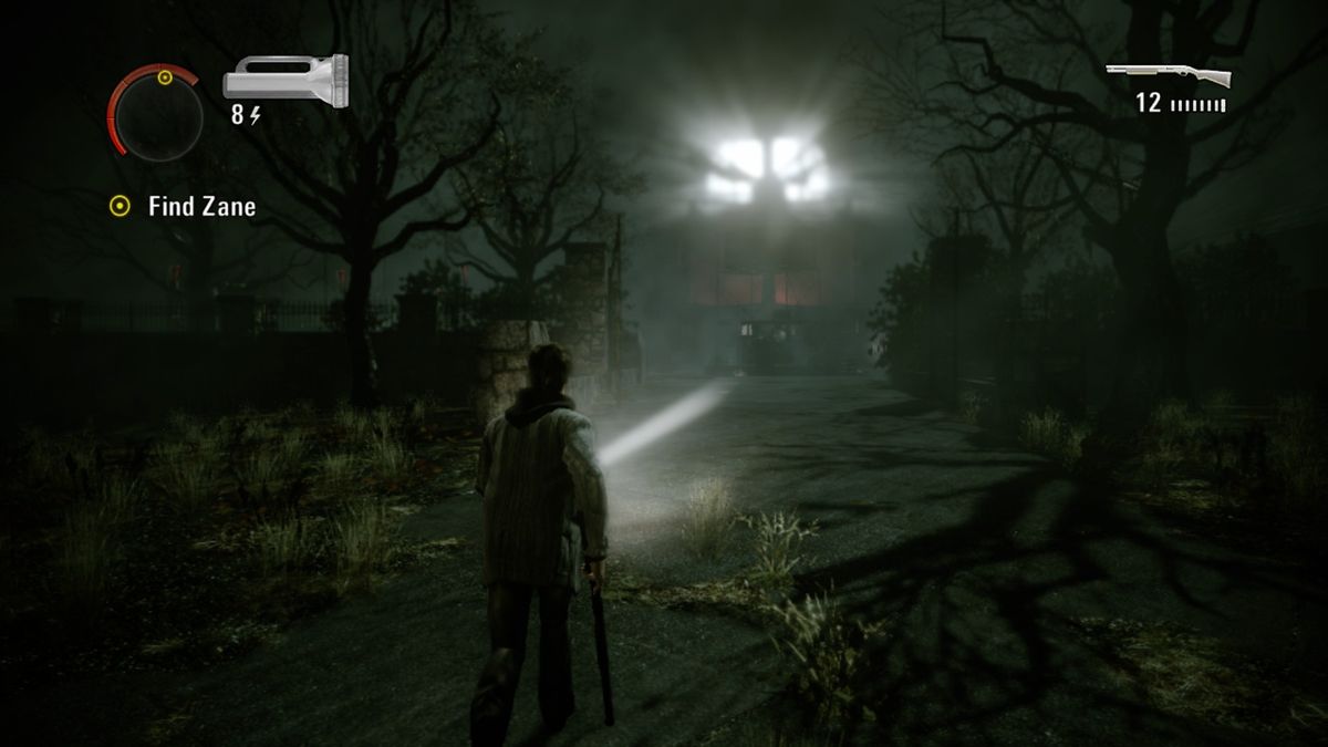 Alan Wake: The Writer (Xbox One) screenshot: Heading for the asylum