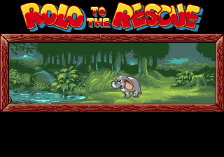 Rolo to the Rescue (Genesis) screenshot: Title screen