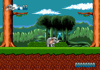 Rolo to the Rescue (Genesis) screenshot: Starting