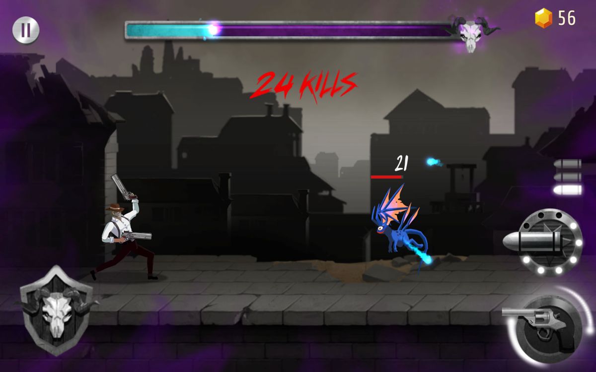 Devil Eater (Android) screenshot: Boss fight