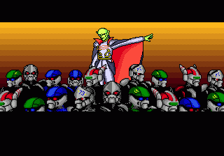 Rolling Thunder 3 (Genesis) screenshot: Dread and his minions