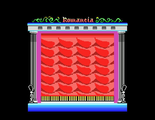 Romancia: Dragon Slayer Jr. (MSX) screenshot: Title screen: Part I