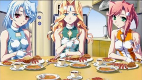 R.U.R.U.R: Petit Prince (PSP) screenshot: Family breakfast