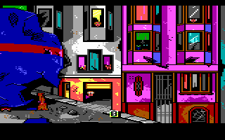 Manhunter 2: San Francisco (DOS) screenshot: A wrecked space ship