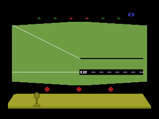 Final Approach (Atari 2600) screenshot: The Ground Control Approach screen