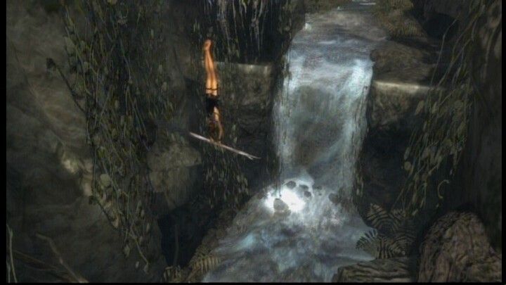 Lara Croft: Tomb Raider - Legend (Xbox 360) screenshot: Swinging and jumping is as regular here as in Prince of Persia games.