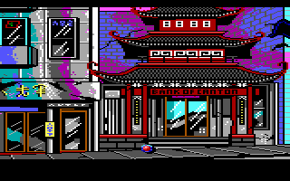 Manhunter 2: San Francisco (DOS) screenshot: The Bank of Canton