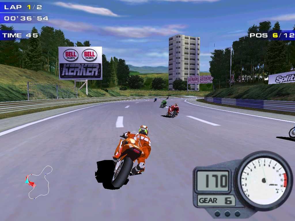 Moto Racer (1997) - PC Gameplay / Win 10 