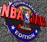 NBA Jam Tournament Edition (Game Gear) screenshot: Title Screen.