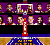 NBA Jam Tournament Edition (Game Gear) screenshot: All licensed players.