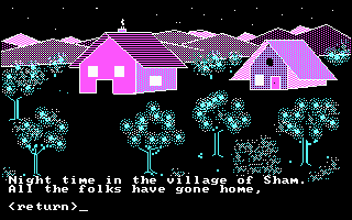 Rings of Zilfin (DOS) screenshot: The introductory cut scene.