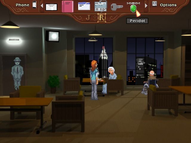 The Blackwell Deception (Windows) screenshot: Browsing the inventory