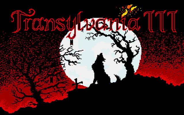 Transylvania III: Vanquish the Night (DOS) screenshot: Introductory screen.