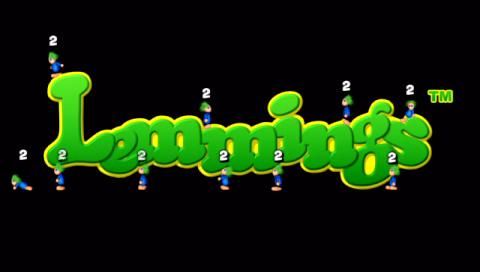 Lemmings (PSP) screenshot: Title screen
